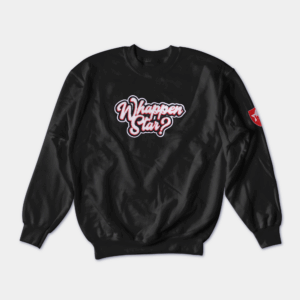 Black signature crewneck