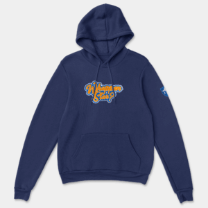 blue signature hoodie